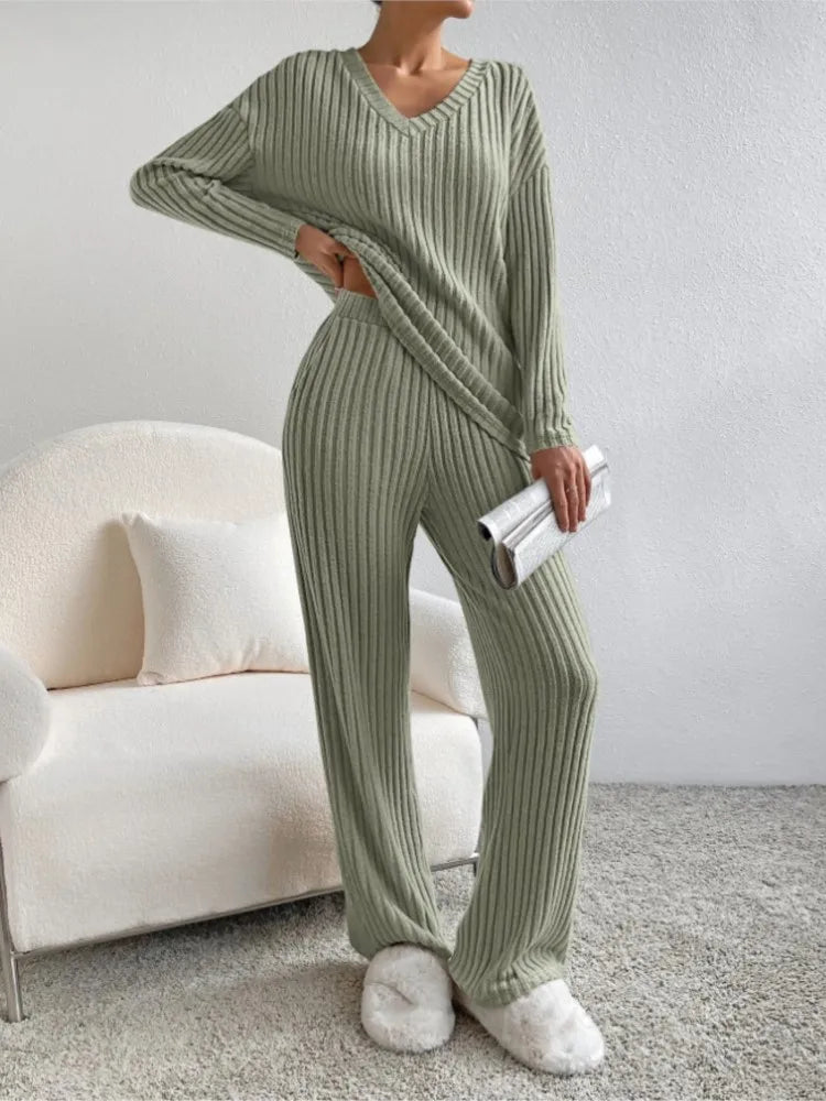 Autumn New Women's Fashion Casual Straight Leg Pants
